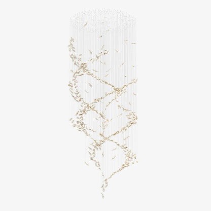 Fluttering Leaves Candelabrum Chandelier