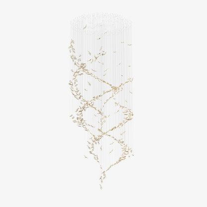 Fluttering Leaves Candelabrum Chandelier