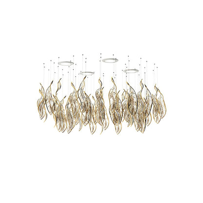 Fluttering Leaves Candelabrum Chandelier