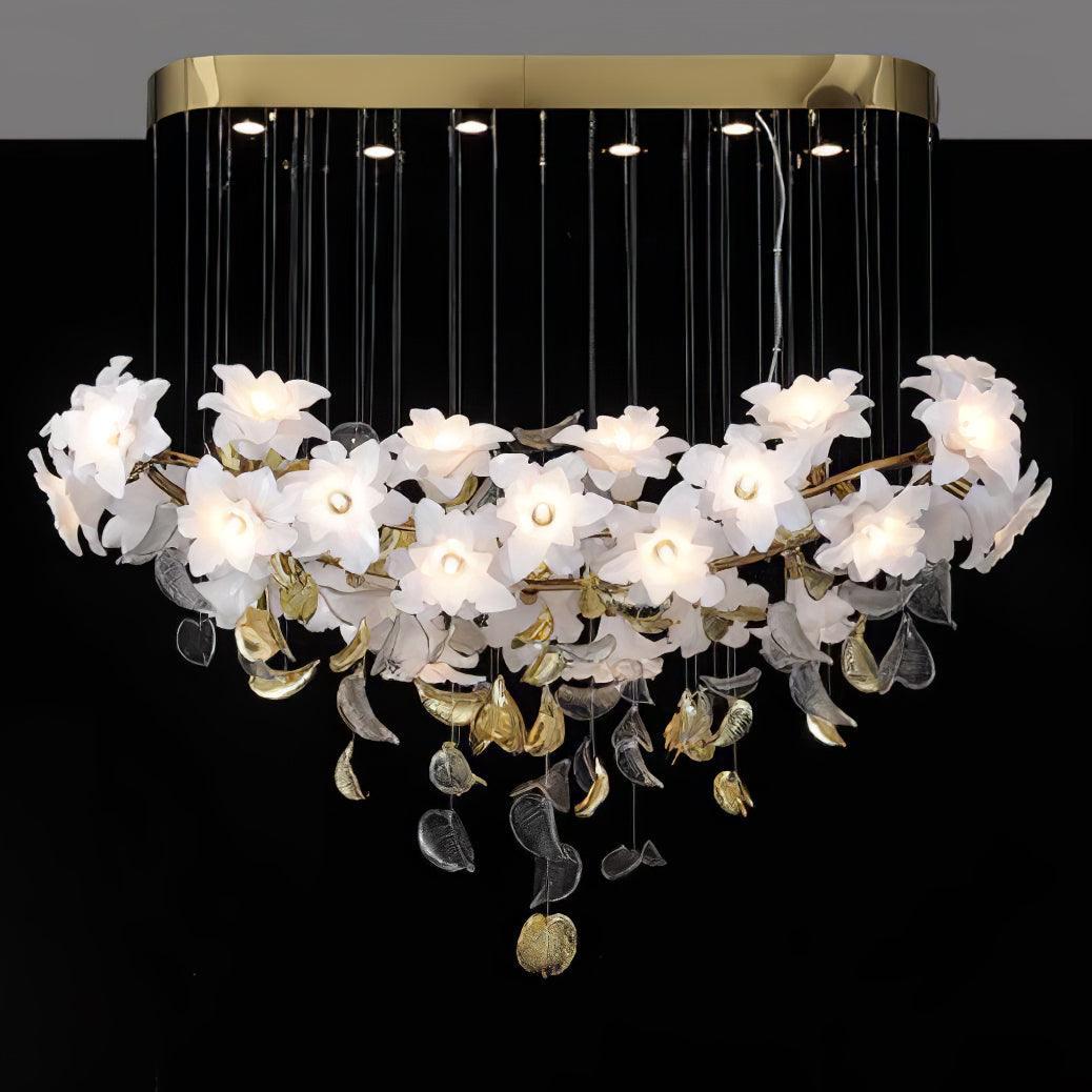 Flying Flowers Fluttering Gasolier Chandelier