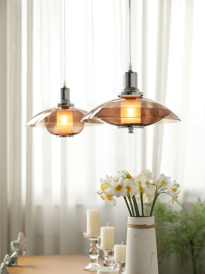 Flying Saucer Chrome Ceiling light fitting Pendant Light