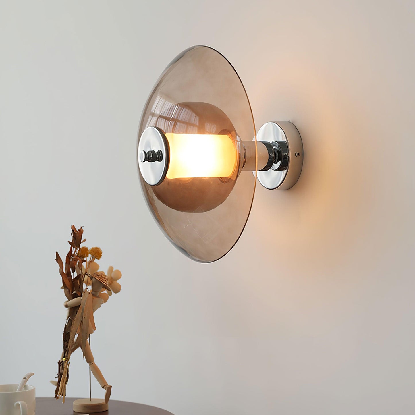 Flying Saucer Plug-in Bracket light Wall Light