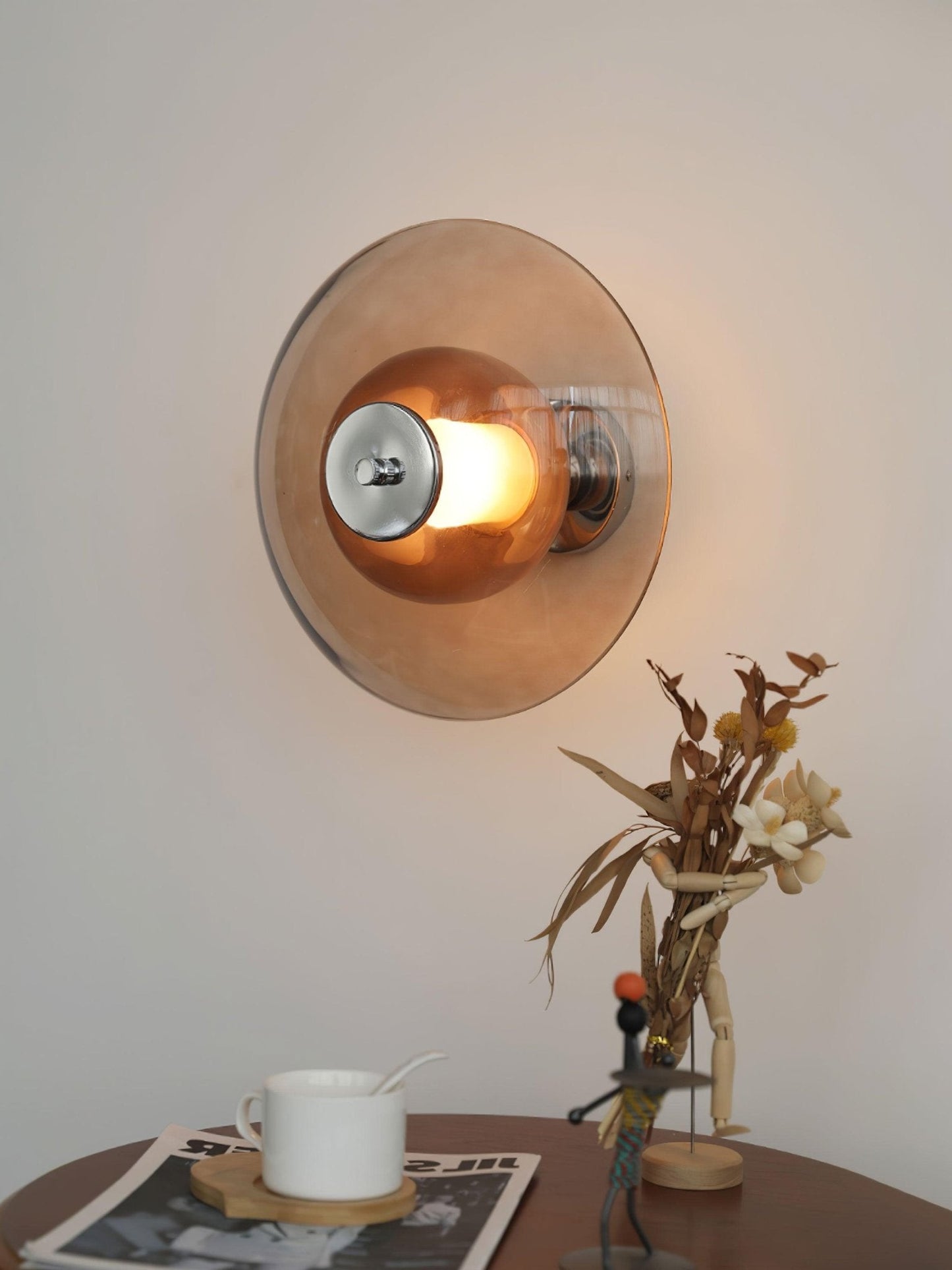 Flying Saucer Plug-in Bracket light Wall Light