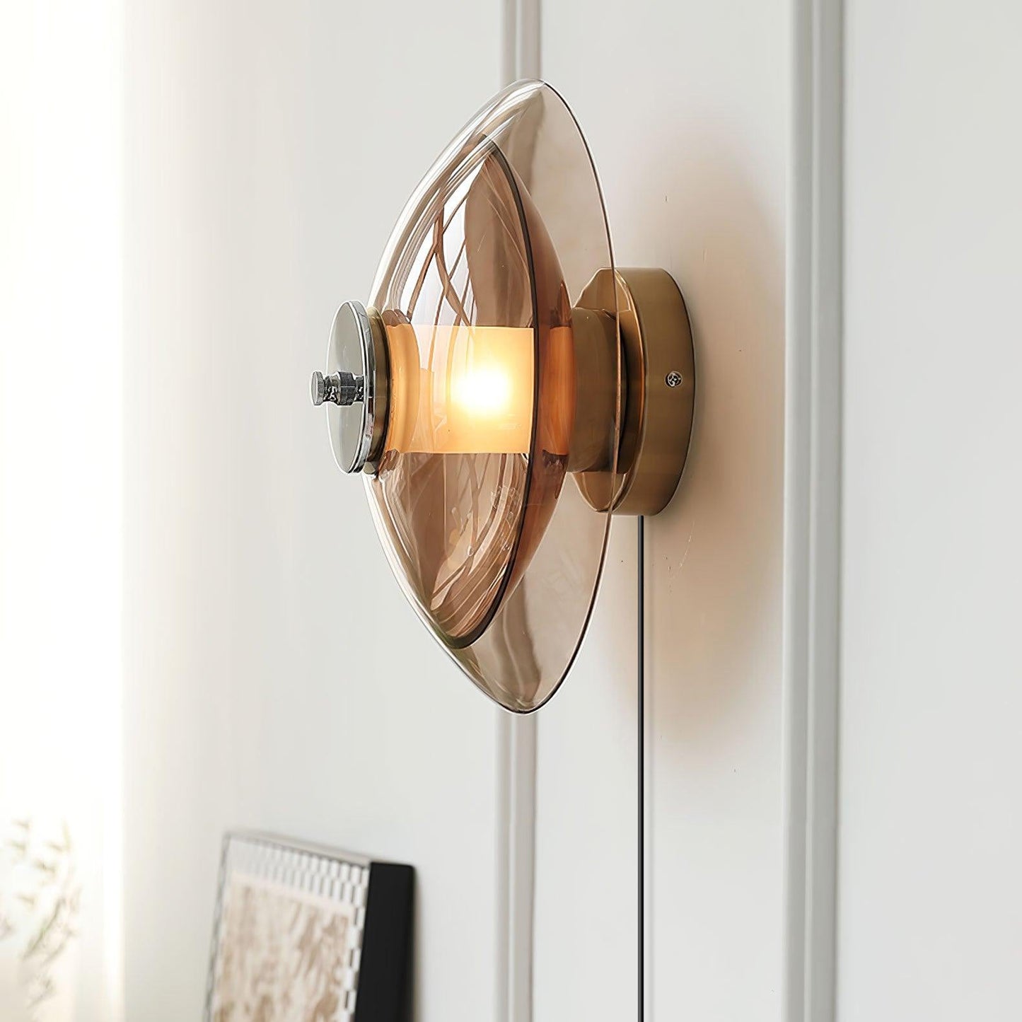 Flying Saucer Plug-in Bracket light Wall Light