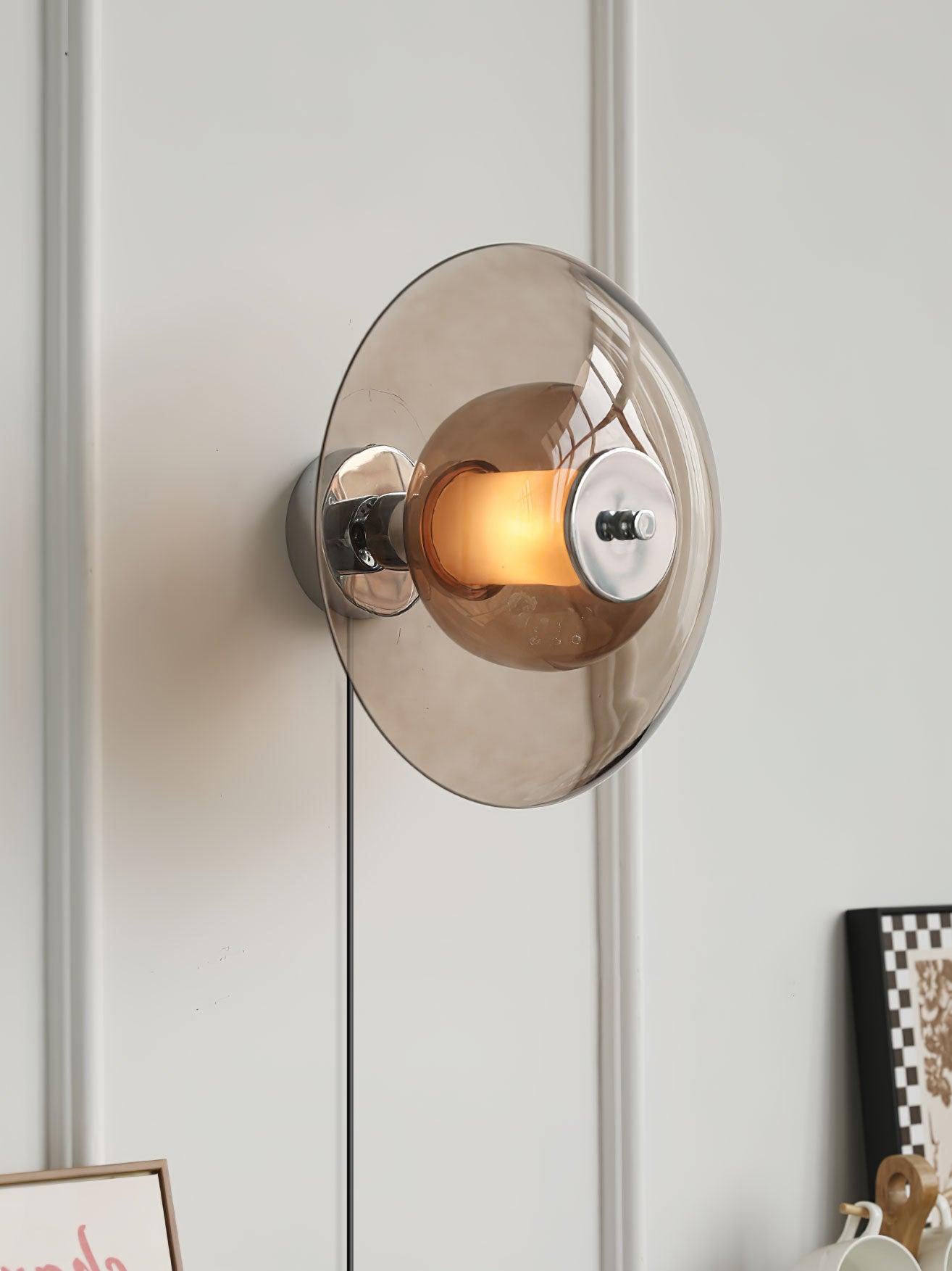 Flying Saucer Plug-in Bracket light Wall Light