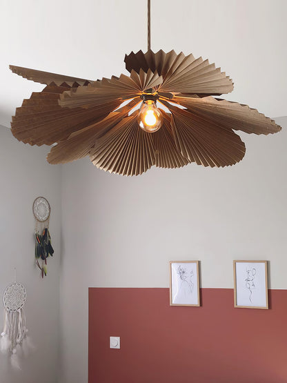 Folded Leaf Lotus Hanging light Pendant Lamp