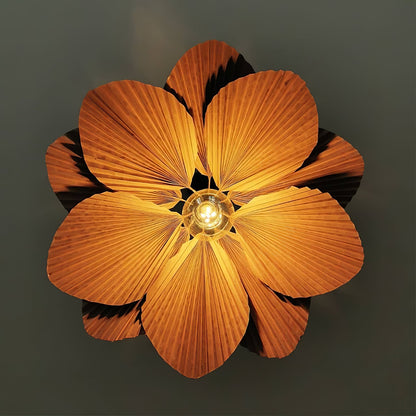 Folded Leaf Lotus Hanging light Pendant Lamp