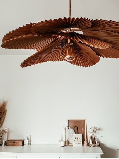 Folded Leaf Lotus Hanging light Pendant Lamp