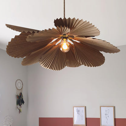 Folded Leaf Lotus Hanging light Pendant Lamp