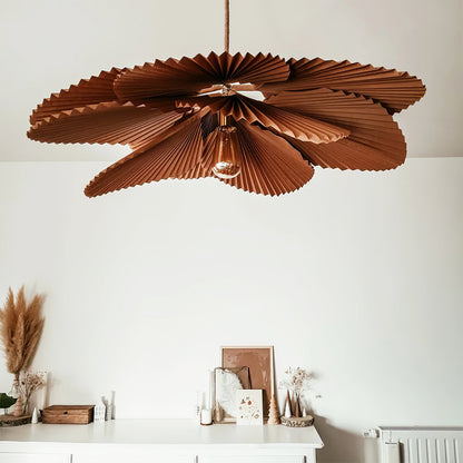 Folded Leaf Lotus Hanging light Pendant Lamp