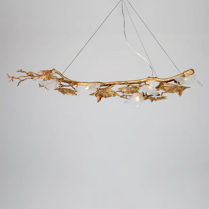 Folio Branch Brass Pendant light Chandelier