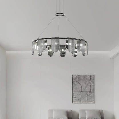 Folioles Brass Pendant light Chandelier