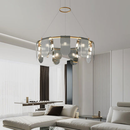 Folioles Brass Pendant light Chandelier