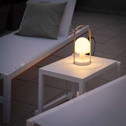 Portable Glass Charging Bedside lamp Table Lamp