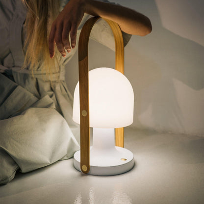 Portable Glass Charging Bedside lamp Table Lamp