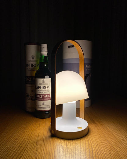 Portable Glass Charging Bedside lamp Table Lamp