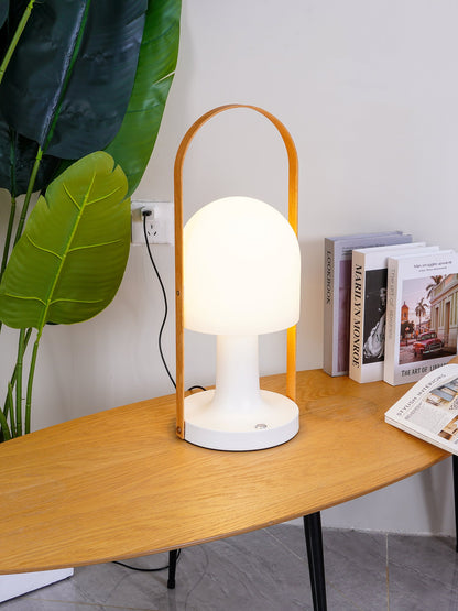 Portable Glass Charging Bedside lamp Table Lamp