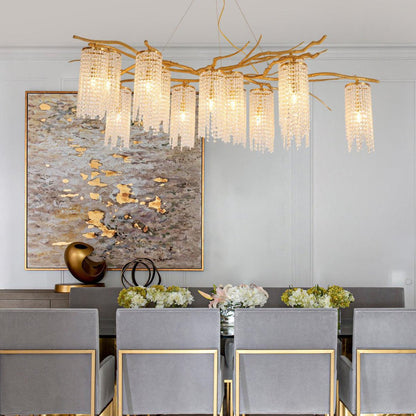 Forest Dawn Brass Pendant light Chandelier