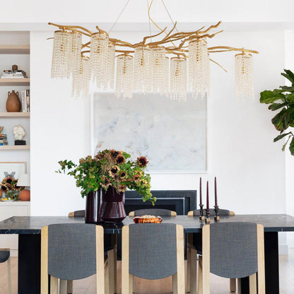 Forest Dawn Brass Pendant light Chandelier