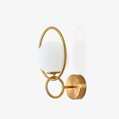 Fort Halo Gold Sconce Wall Light