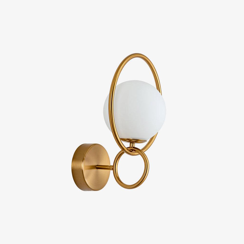 Fort Halo Gold Sconce Wall Light