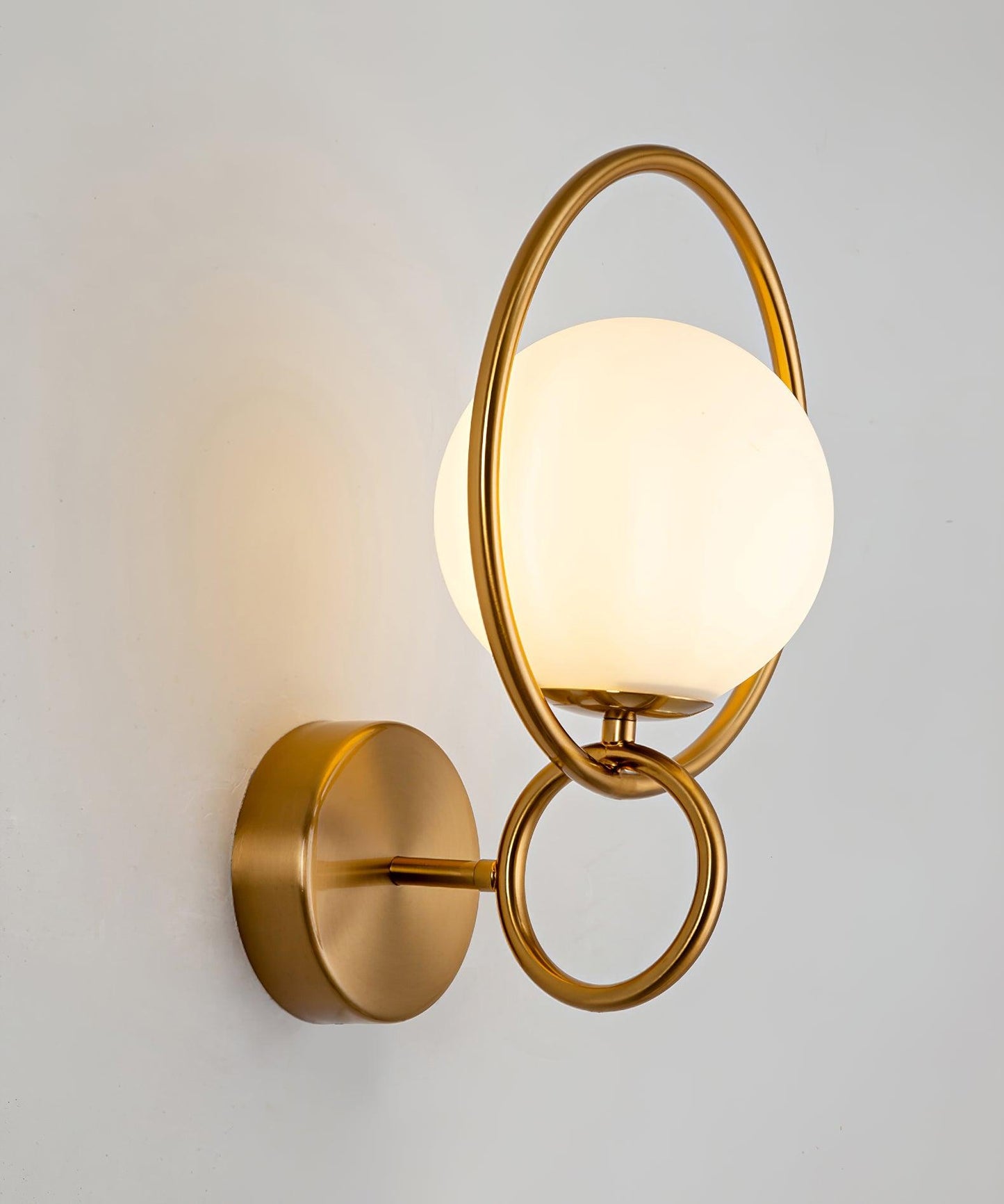 Fort Halo Gold Sconce Wall Light