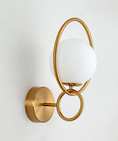 Fort Halo Gold Sconce Wall Light