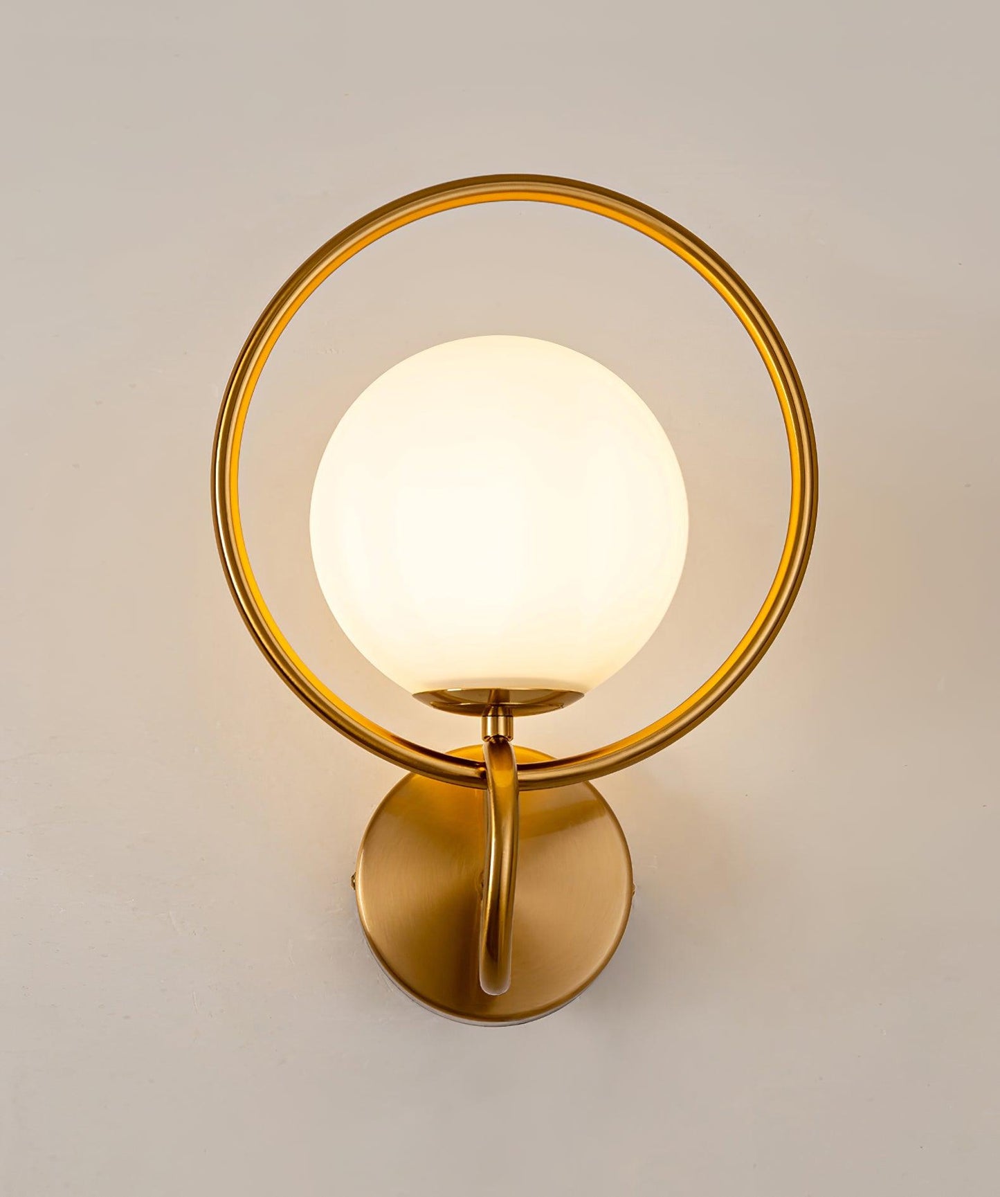 Fort Halo Gold Sconce Wall Light