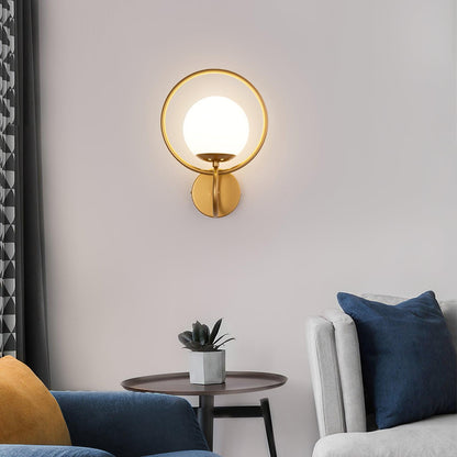 Fort Halo Gold Sconce Wall Light