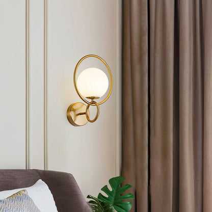 Fort Halo Gold Sconce Wall Light