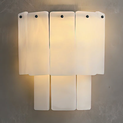 Fractured Alabaster Wall Sconce