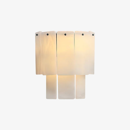 Fractured Alabaster Wall Sconce