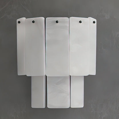 Fractured Alabaster Wall Sconce