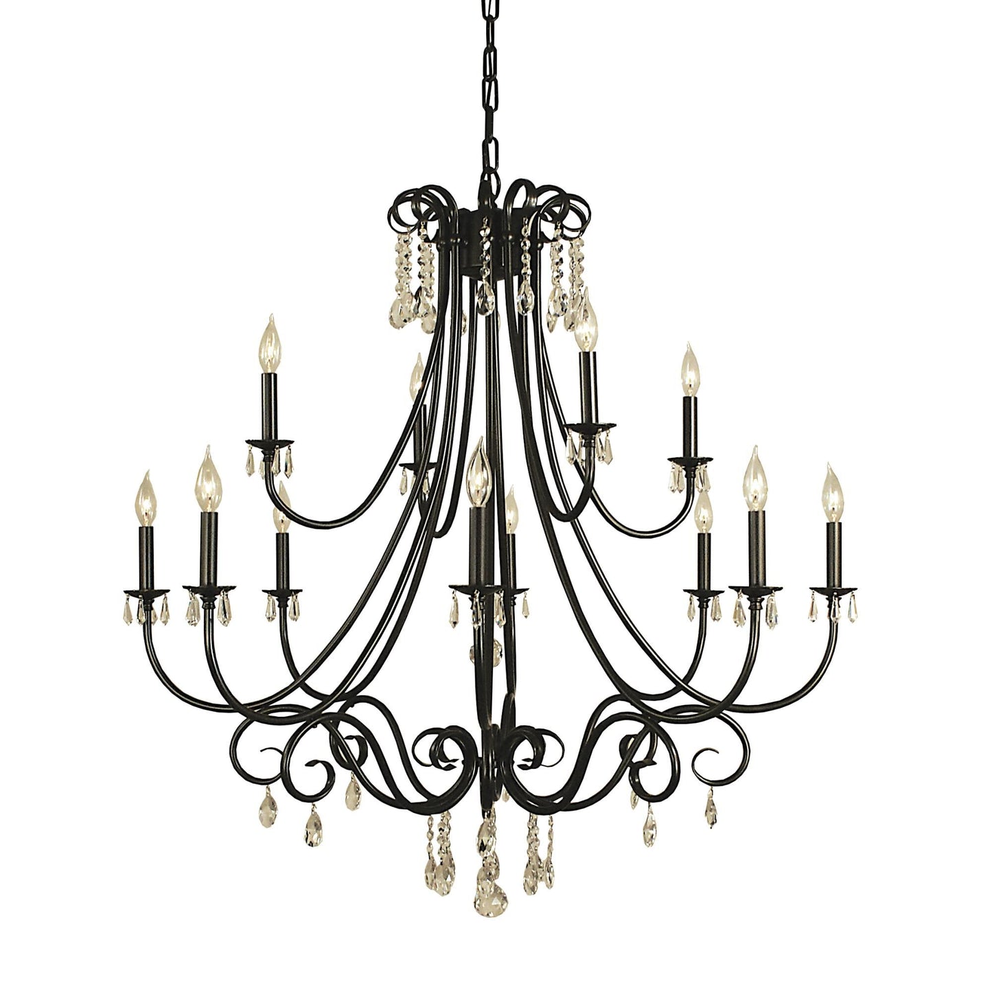 Framburg Liebestraum 42 Inch 12 Light Chandelier Cp45672