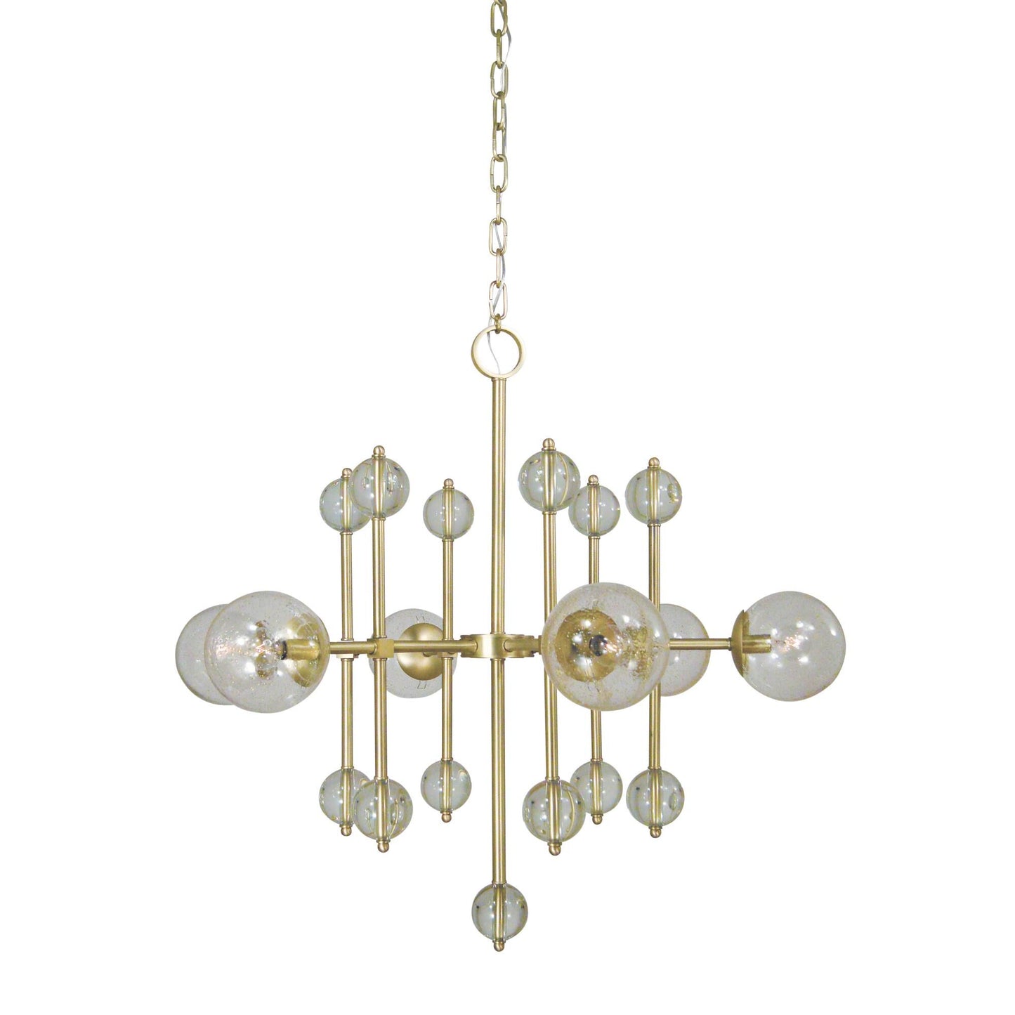 Framburg Solaris 38 Inch 6 Light Chandelier Cp72744