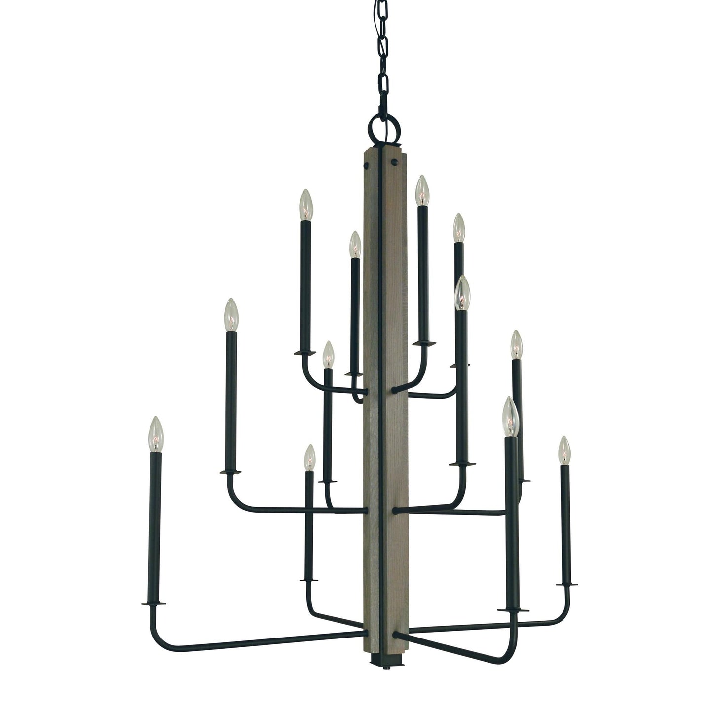 Framburg Loft 120 Inch 12 Light Chandelier Cp412990