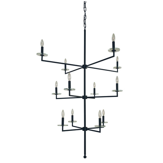 Framburg Muse 127 Inch 12 Light Chandelier Cp413005