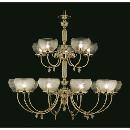 Framburg Chancery 44 Inch 15 Light Chandelier Cp99630