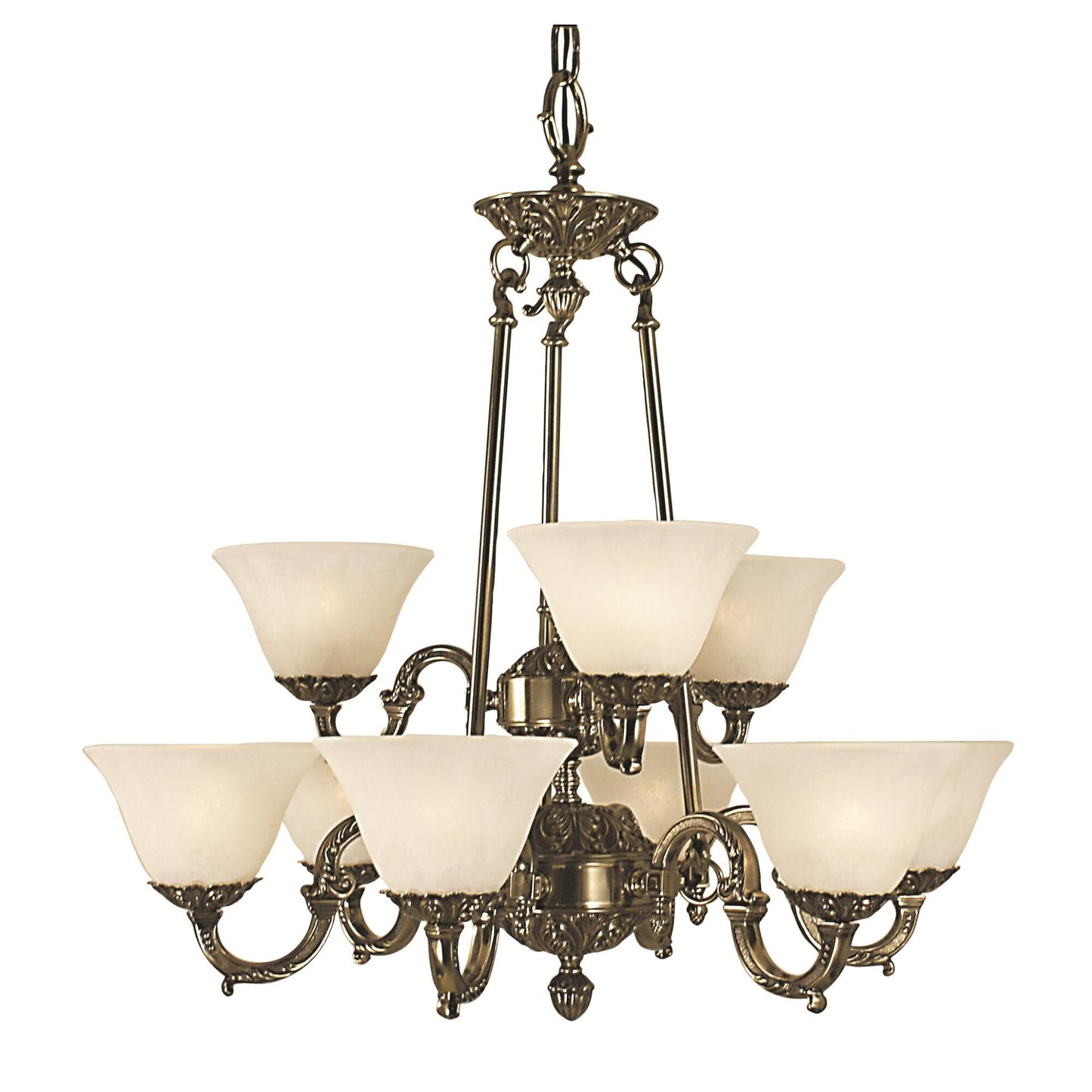 Framburg Napoleonic 28 Inch 9 Light Chandelier Cp101805