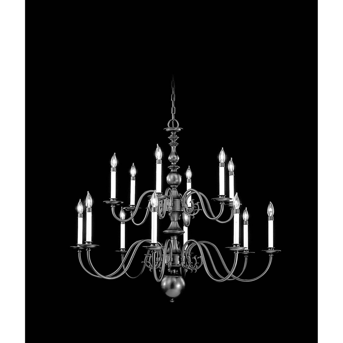 Framburg Jamestown 41 Inch 14 Light Chandelier Cp114148