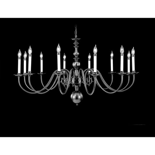 Framburg Jamestown 48 Inch 12 Light Chandelier Cp114200