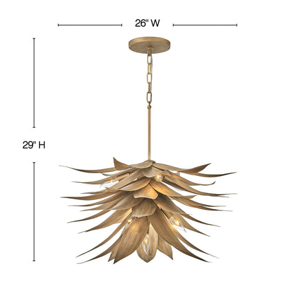 Fredrick Ramond Agave 26 Inch 7 Light Chandelier Cp735996