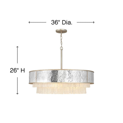 Fredrick Ramond Reverie 36 Inch 8 Light Chandelier Cp265485