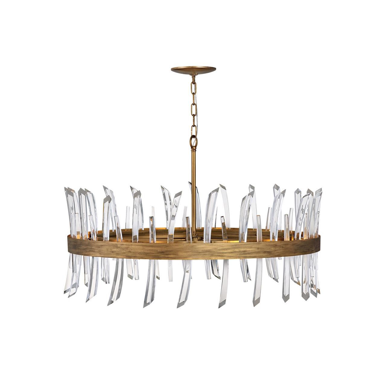 Fredrick Ramond Revel 36 Inch 10 Light Chandelier Cp417295