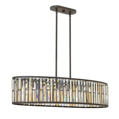 Fredrick Ramond Gemma 45 Inch 6 Light Linear Suspension Light Cp143249