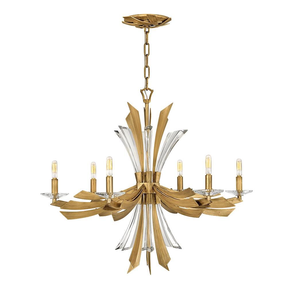 Fredrick Ramond Vida 29 Inch 6 Light Chandelier Cp265489