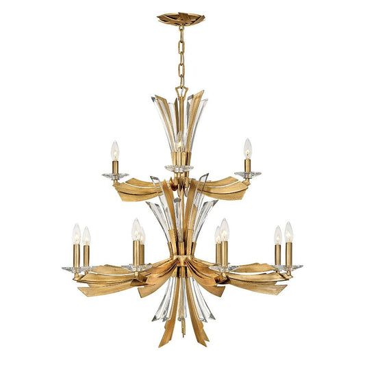 Fredrick Ramond Vida 34 Inch 12 Light Chandelier Cp388545