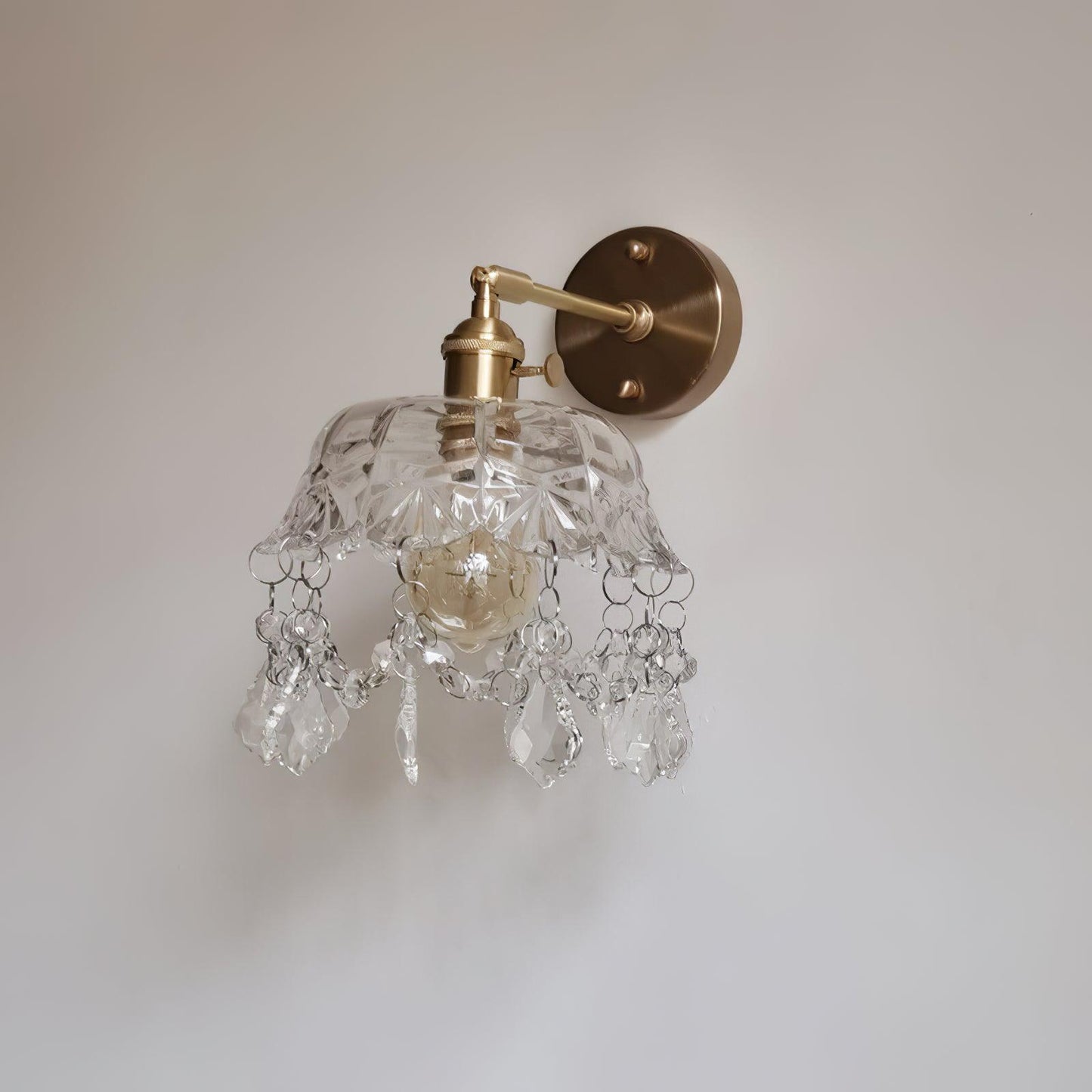 French Crystal Tassel Wall light fixture Wall Light