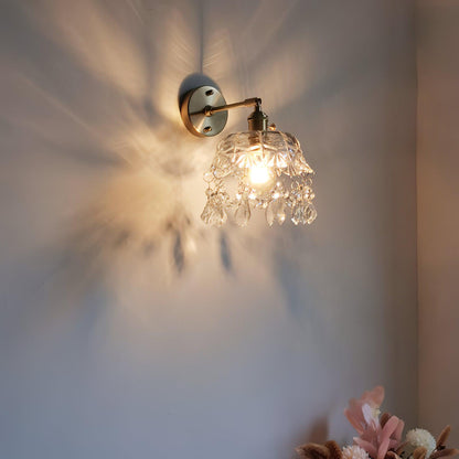 French Crystal Tassel Wall light fixture Wall Light