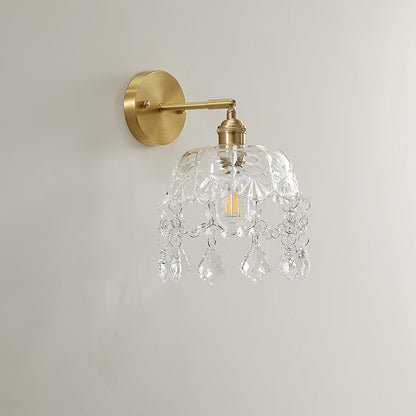 French Crystal Tassel Wall light fixture Wall Light